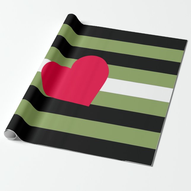 Papel De Presente Bandeira Boi Pride (Desenrolado)