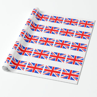 Papel De Presente Bandeira Britânica