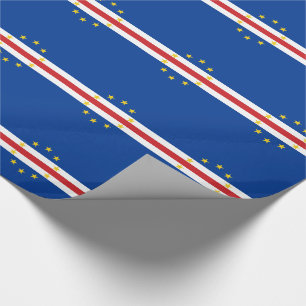 Papel De Presente Bandeira Cabo Verde