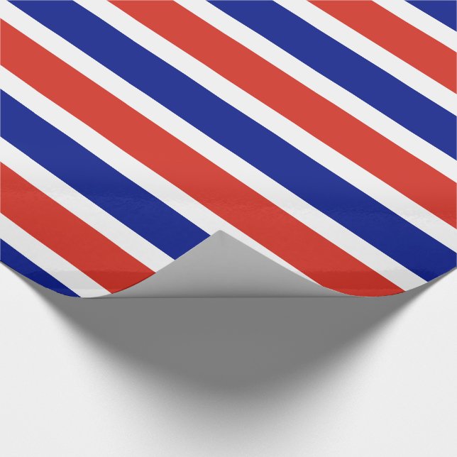 Papel De Presente Bandeira Civil da Costa Rica (Ponta)
