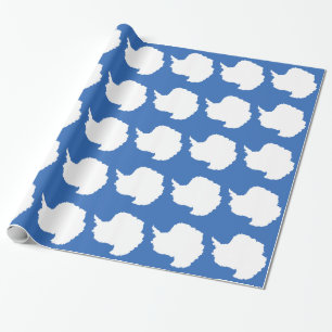 Papel De Presente Bandeira da Antártica