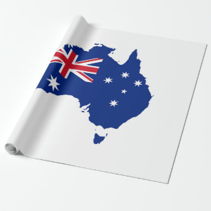 Papel De Presente Bandeira da Austrália