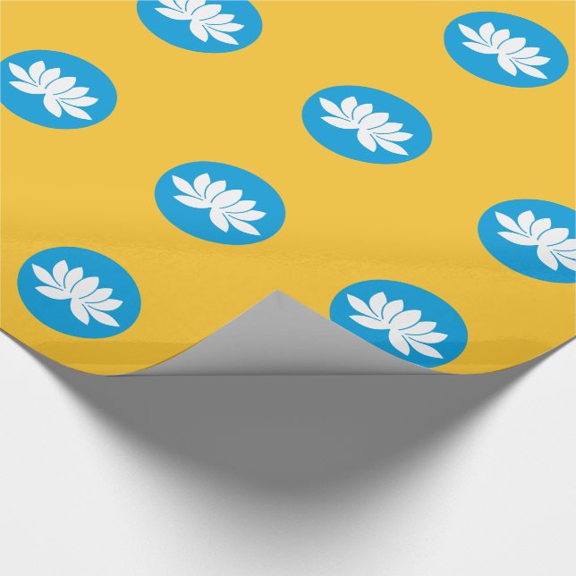 Papel De Presente Bandeira da Calmúquia (Ponta)