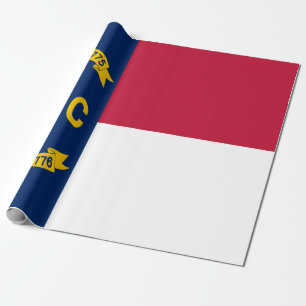 Papel De Presente Bandeira da Carolina do Norte