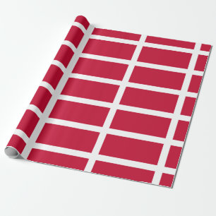 Papel De Presente Bandeira da Dinamarca