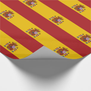 Papel De Presente Bandeira da Espanha