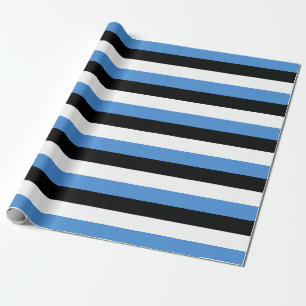 Papel De Presente Bandeira da Estônia