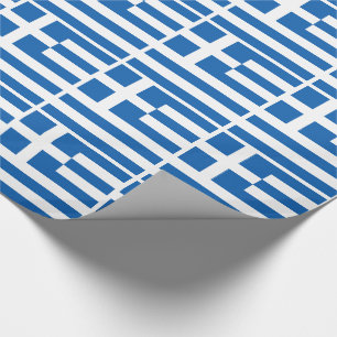 Papel De Presente Bandeira da Grécia