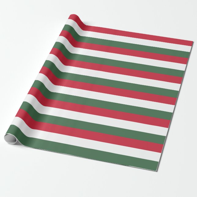 Papel De Presente Bandeira da Hungria (Desenrolado)