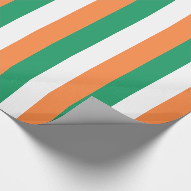 Papel De Presente Bandeira da Irlanda (Ponta)