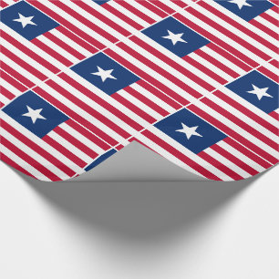 Papel De Presente Bandeira da Libéria
