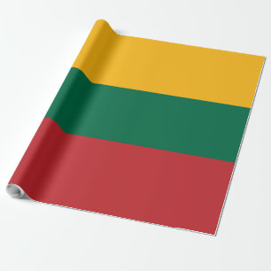 Papel De Presente Bandeira da Lituânia