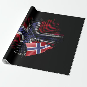 Papel De Presente bandeira da Noruega