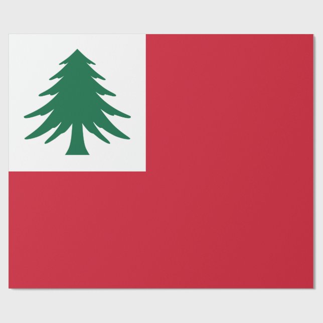 Papel De Presente Bandeira da Nova Inglaterra (Aberto)