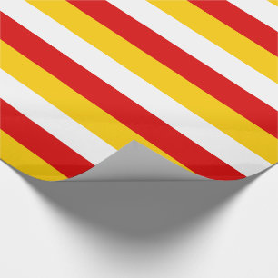 Papel De Presente Bandeira da Ossétia do Sul