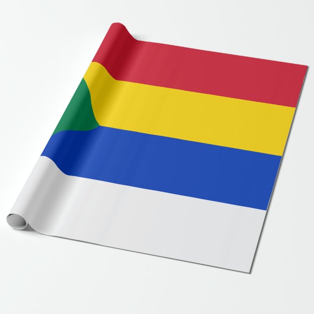 Papel De Presente Bandeira da Religião Drusos (Desenrolado)