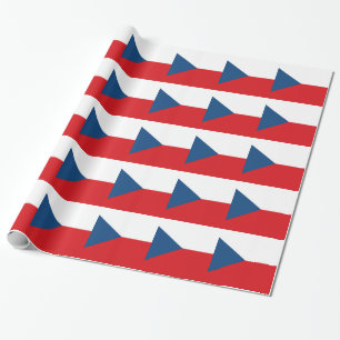 Papel De Presente Bandeira da República Checa
