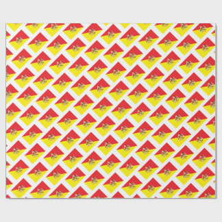 Papel De Presente bandeira da Sicília (região italiana)