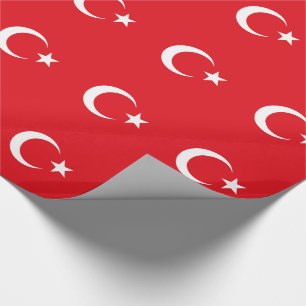 Papel De Presente Bandeira da Turquia