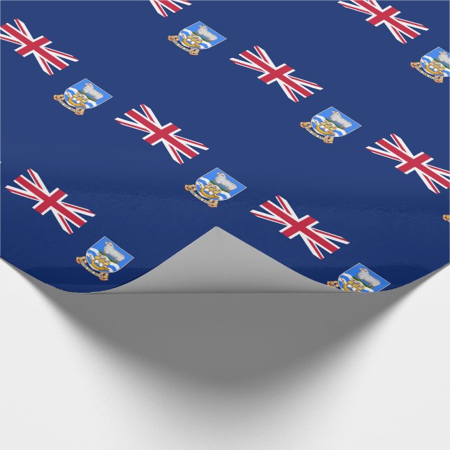 Papel De Presente Bandeira das Ilhas Falkland (Ponta)