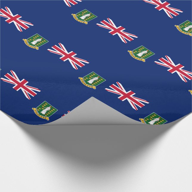 Papel De Presente Bandeira das Ilhas Virgens Britânicas (Ponta)