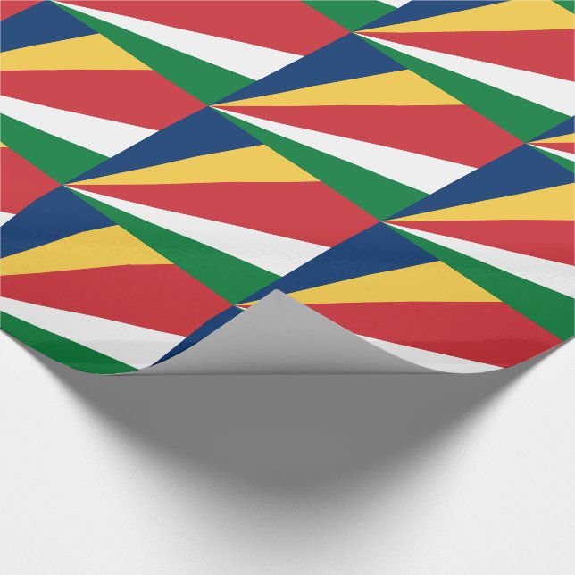 Papel De Presente Bandeira das Seychelles (Ponta)