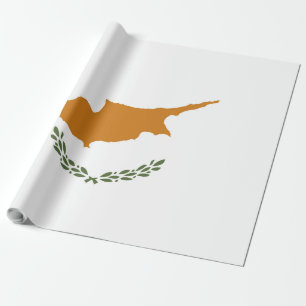 Papel De Presente Bandeira de Chipre