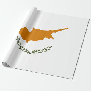 Papel De Presente Bandeira de Chipre (cipriota grego)