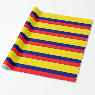 Papel De Presente Bandeira de Colômbia