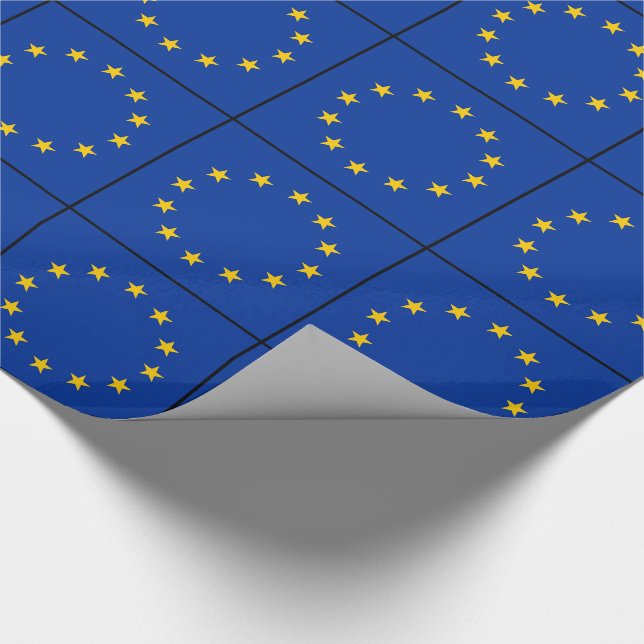 Papel De Presente Bandeira de Europa, bandeira européia (Ponta)