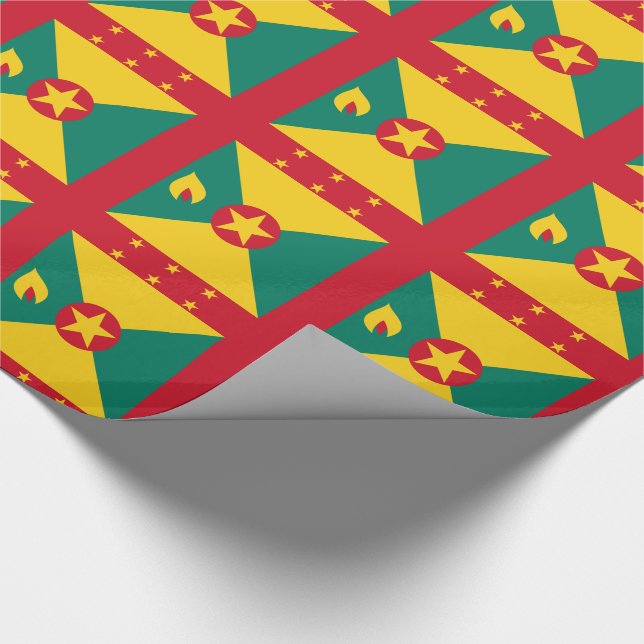 Papel De Presente Bandeira de Granada (Ponta)