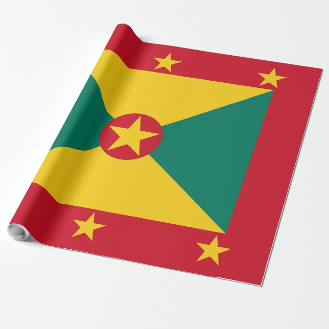 Papel De Presente bandeira de Granada (Desenrolado)