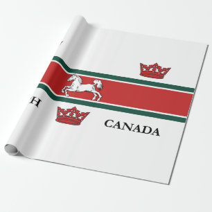 Papel De Presente Bandeira de Guelph (Ontário, Canadá)