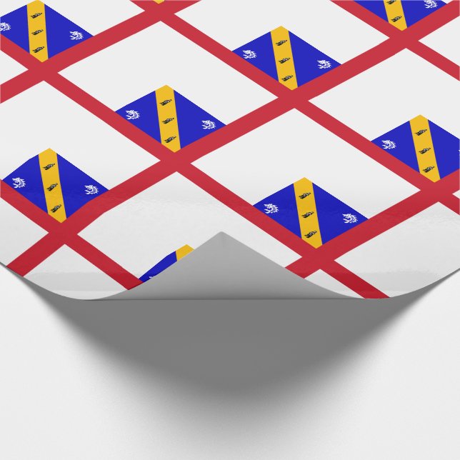 Papel De Presente Bandeira de Herm (Ponta)