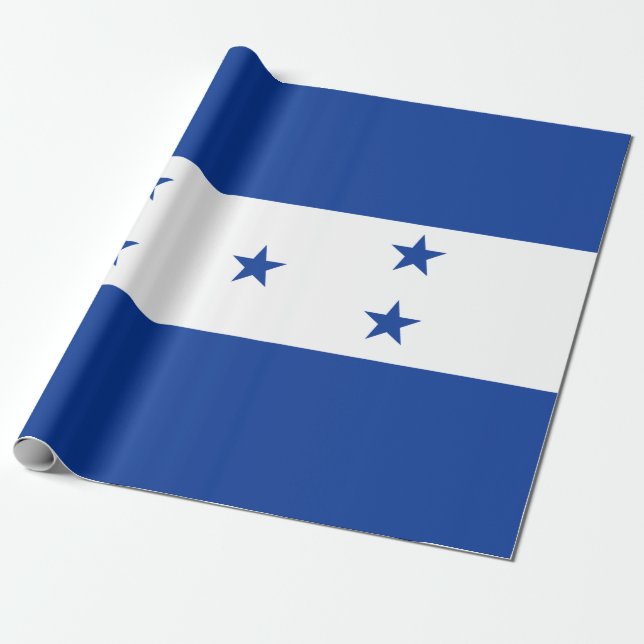 Papel De Presente Bandeira de Honduras (Desenrolado)