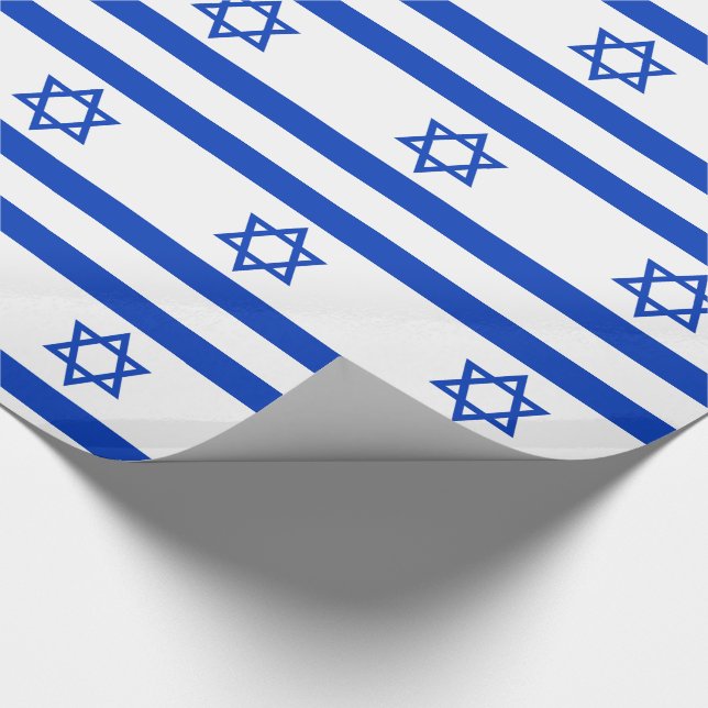 Papel De Presente Bandeira de Israel (Ponta)