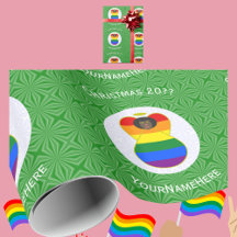 Bandeira de Natal do Anjo Africano Orgulho Gay Per