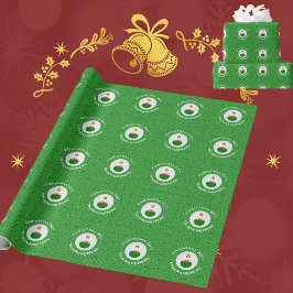 Papel De Presente Bandeira de Natal do Anjo Galês
