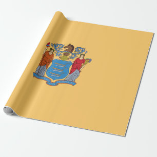 Papel De Presente Bandeira de Nova Jersey