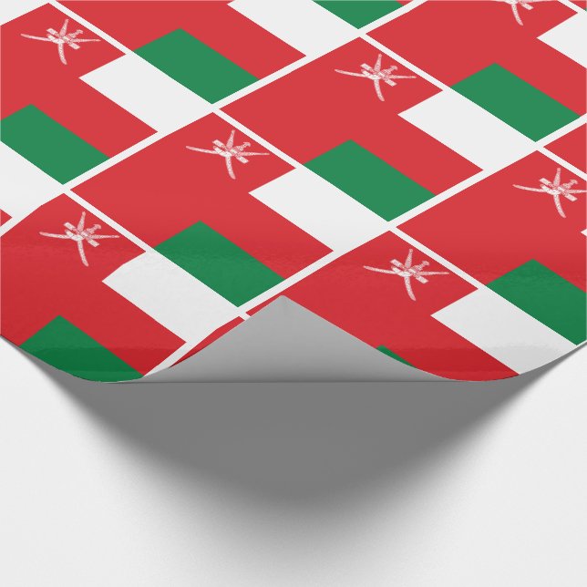 Papel De Presente Bandeira de Omã (Ponta)