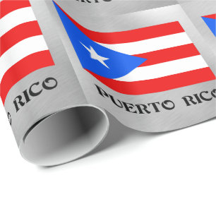 Papel De Presente Bandeira de Porto Rico