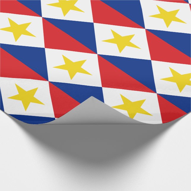 Papel De Presente Bandeira de Saba (Ponta)
