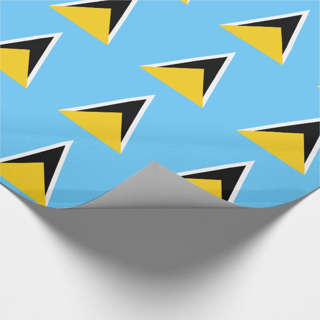 Papel De Presente Bandeira de Santa Lúcia (Ponta)