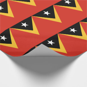 Papel De Presente Bandeira de Timor Leste