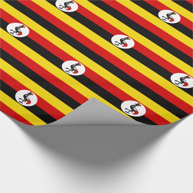 Papel De Presente Bandeira de Uganda (Ponta)