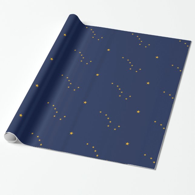Papel De Presente bandeira do Alasca (Desenrolado)