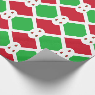 Papel De Presente Bandeira do Burundi Patriótico