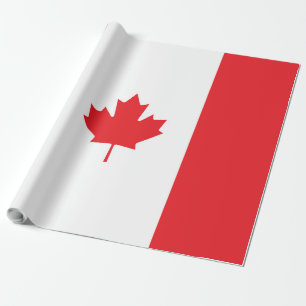 Papel De Presente Bandeira do Canadá