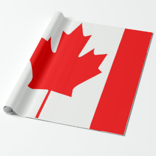 Papel De Presente Bandeira do Canadá