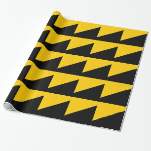 Papel De Presente Bandeira do capitalista de Anarcho